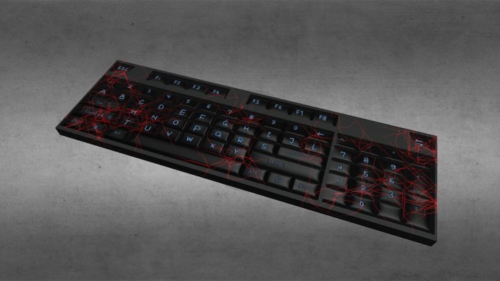 K0509 keyboard 3D Model