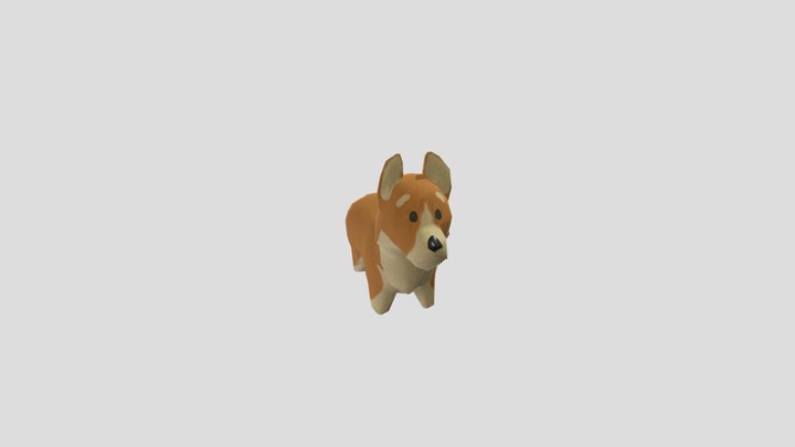 Corgi 3D Model