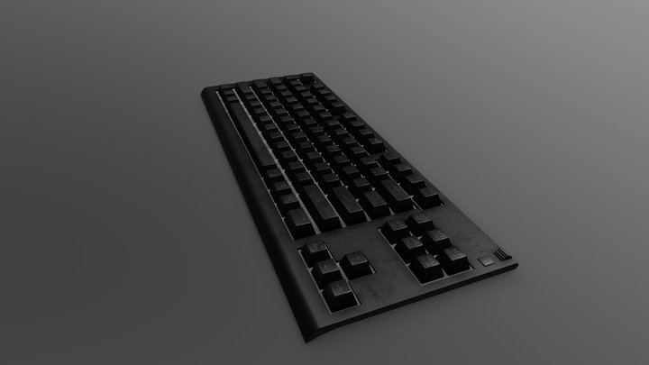 Steelseries RGB Keyboard 3D Model