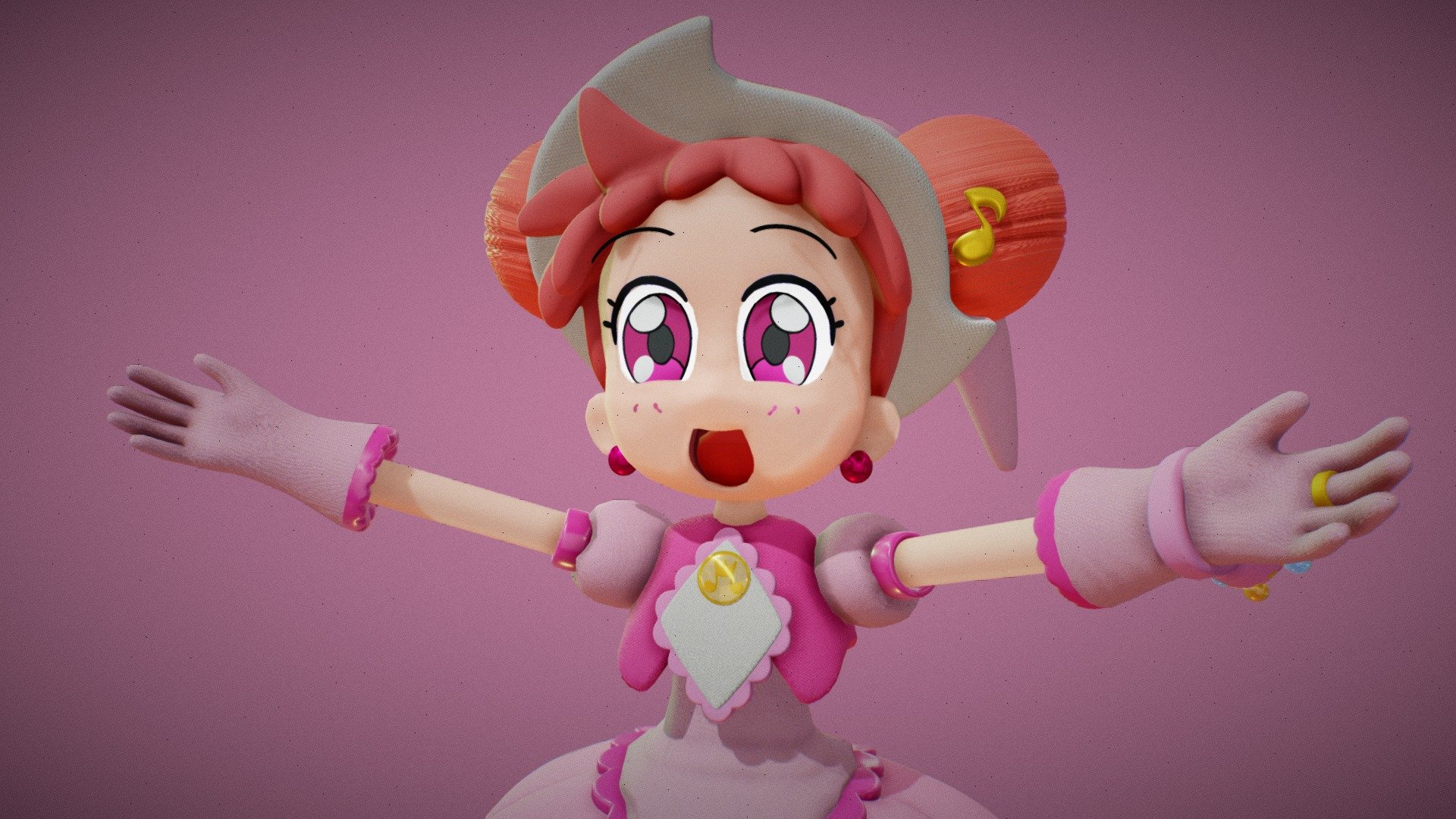 OJAMAJO DOREMI - 3D model by onexurii (@onexurii) [819b0e9], image size:1920x1080