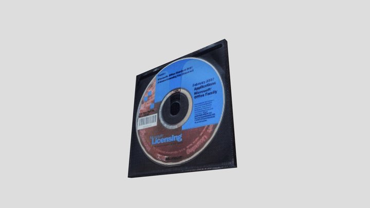 disc licensing lowpoly psx – Modèle 3D gratuit STL