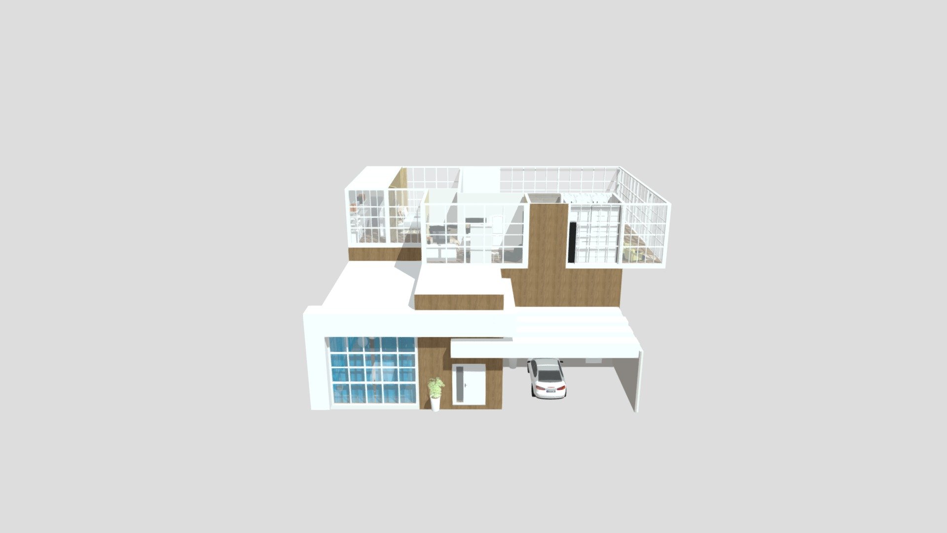 modern house finished - Copia