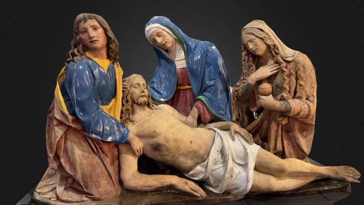 The Lamentation Over The Dead Christ 3D Model