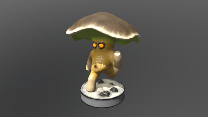 Mushroom Man 3D Model