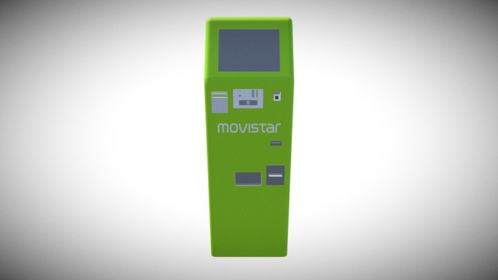 Dispensador5 Movistar SIN Cotass 3D Model