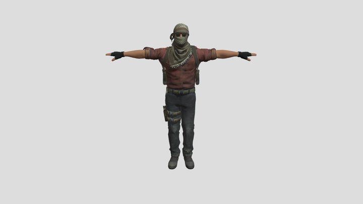 Charter T-Pose - Download Free 3D model by Yury Misiyuk (@Tim0