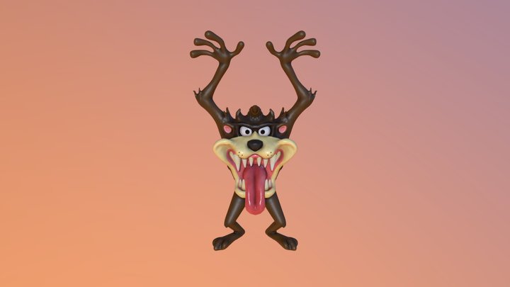 Tasmanian Devil 3D 3D Model