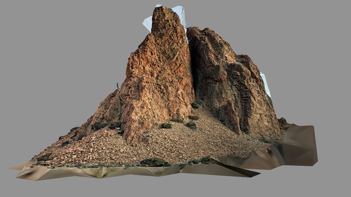 Rock formation 03 3D Model