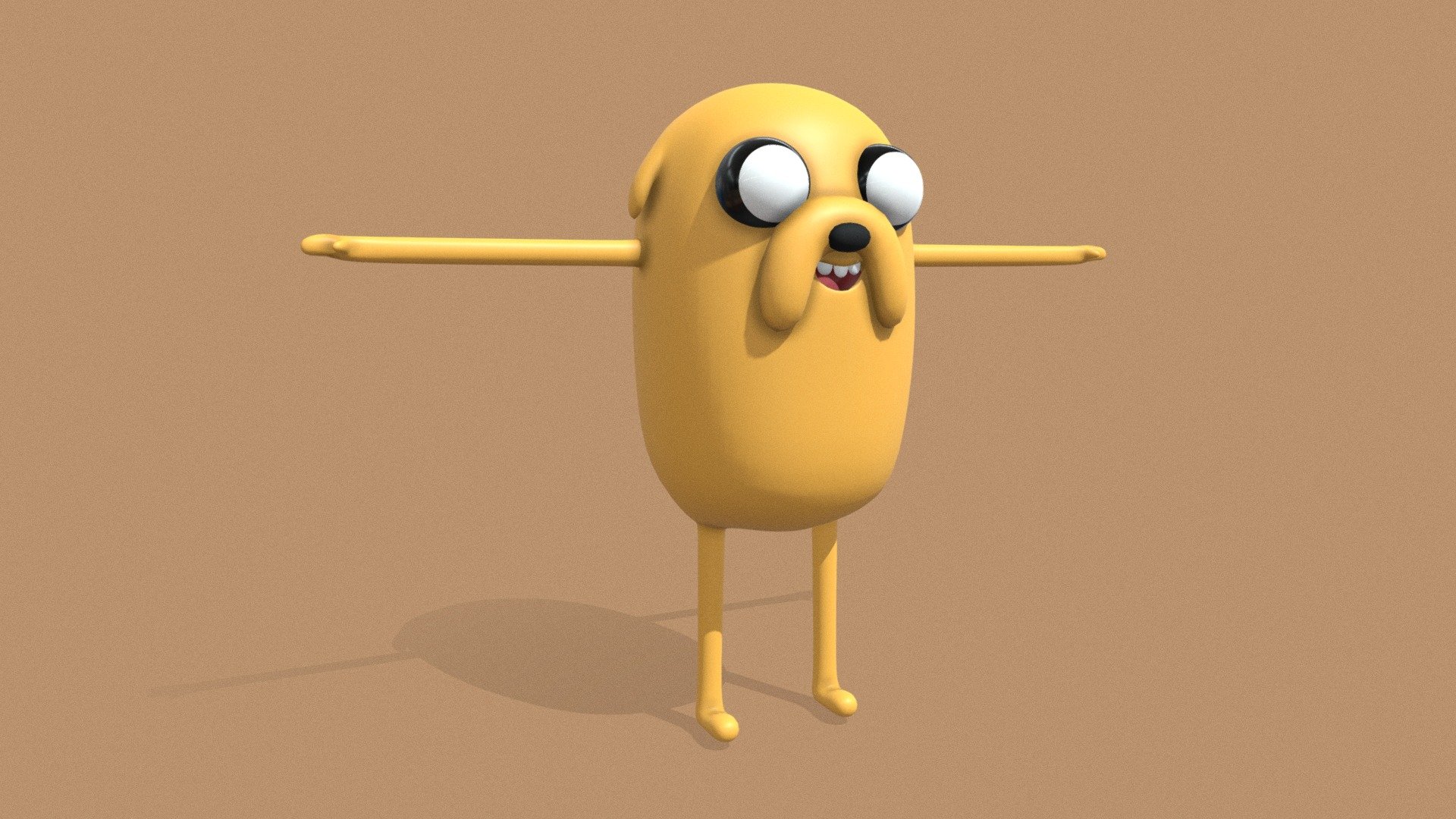 Jake el perro - Download Free 3D model by JojoSp (@JojoSp) [81a1ad2]