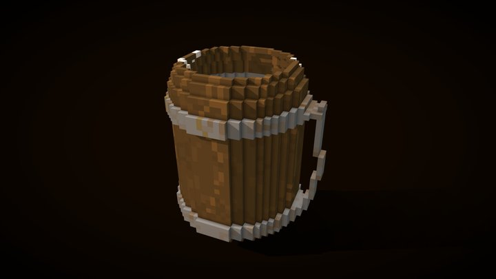 Tankard Used 3D Model