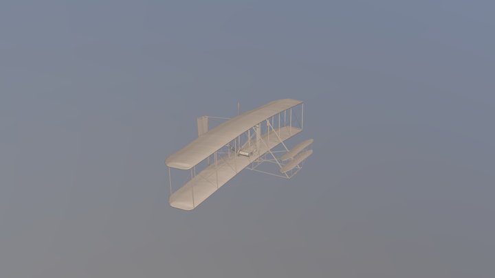 Wright Flyer Model for "First" by CGO Studios 3D Model