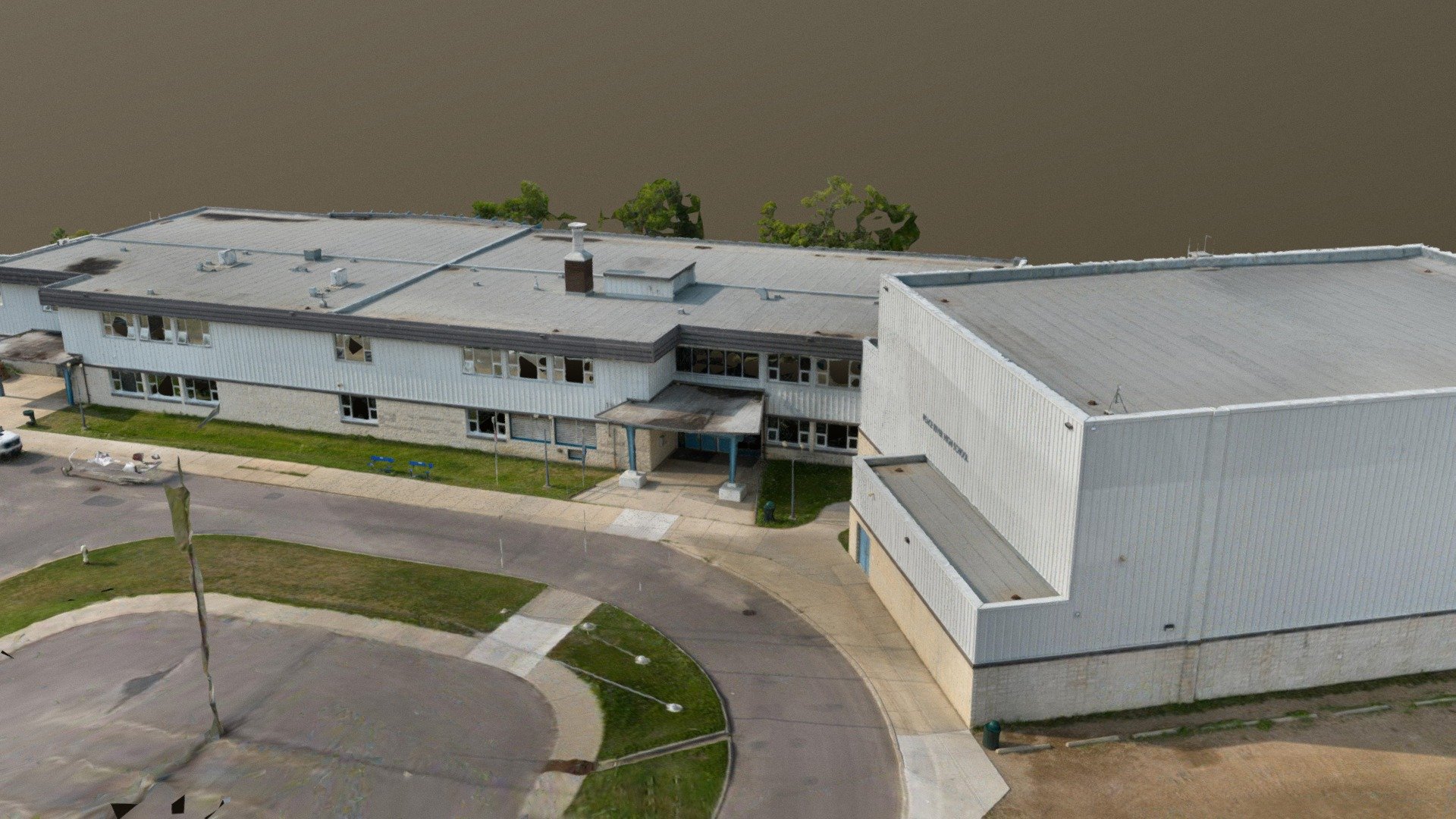 Peace River High School 3D model by Foto Antonio (fotoantonio