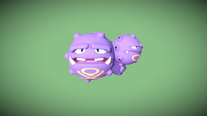 Weezing 3D Model