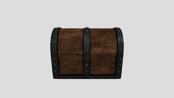 Medieval Chest 3D Model