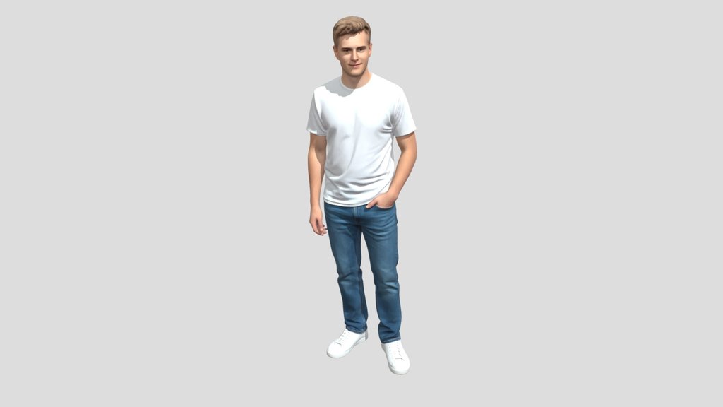 Casual Portrait of a Young Man