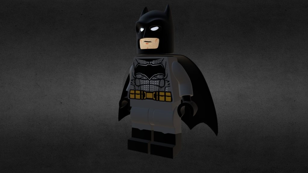 Lego Batman - 3D model by Warner´s Digital Art (@warnerdraws) [81a93e8 ...