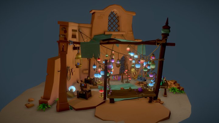 DAE Bazaar - Lumière Palace 3D Model