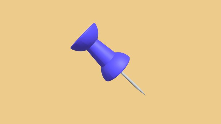 Object10 - Push Pin 3D Model