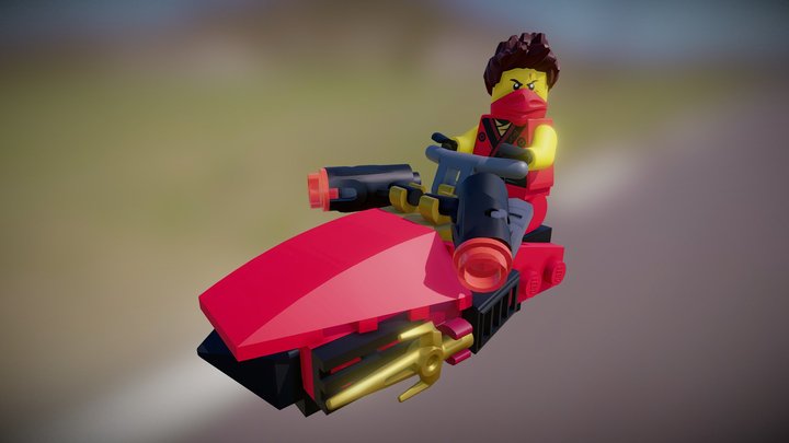 LEGO Ninjago - Kai Drifter 3D Model