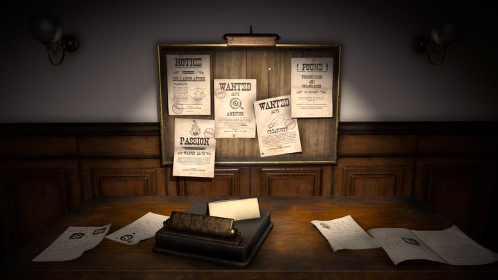 1890s small scene 3D Model