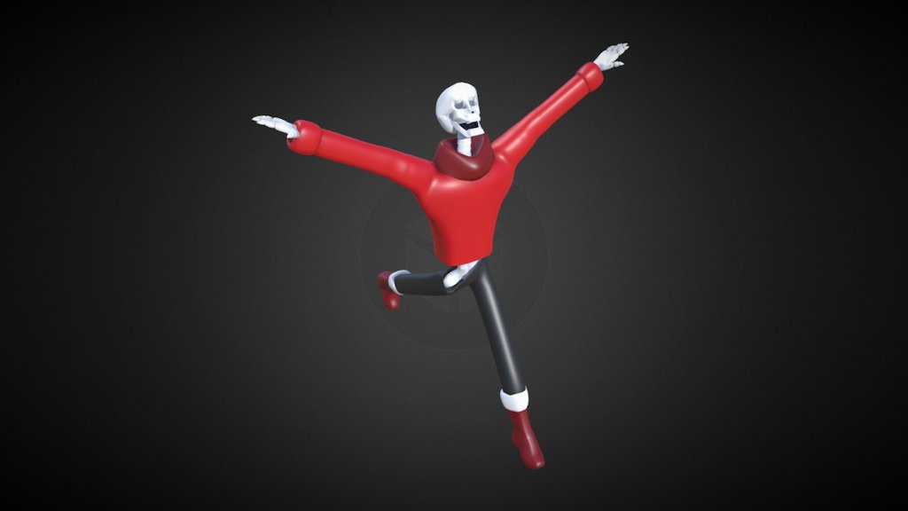 Happy skeleton - 3D model by simon-croteau [81ab5fc] - Sketchfab