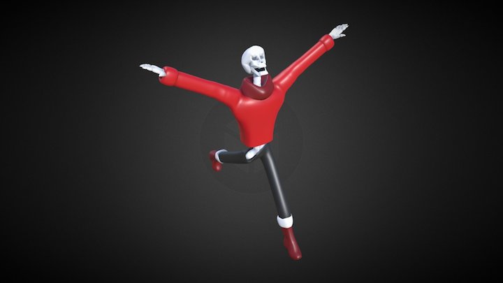 Happy skeleton 3D Model