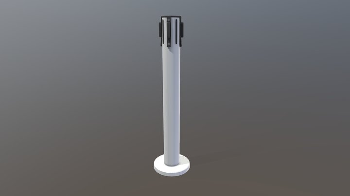 Airport Que Manager 3D Model