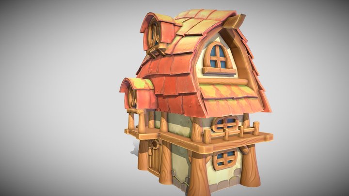 House_B-LP2 3D Model
