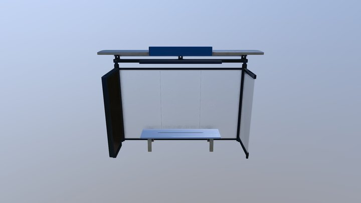 Bus_stop_01 3D Model