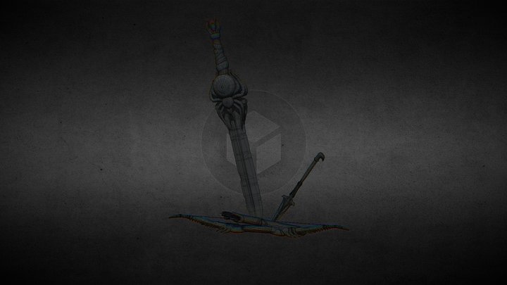 sword +knife 3D Model