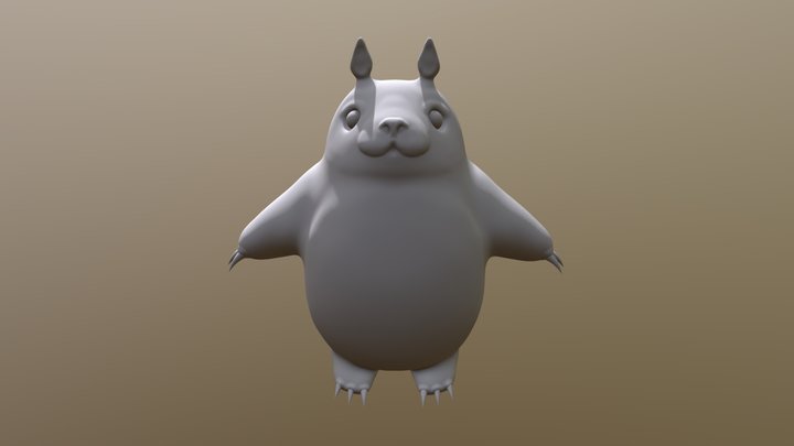 Totoro - Modified 3D Model