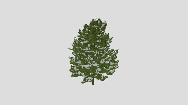 Tree Larix 3D Model