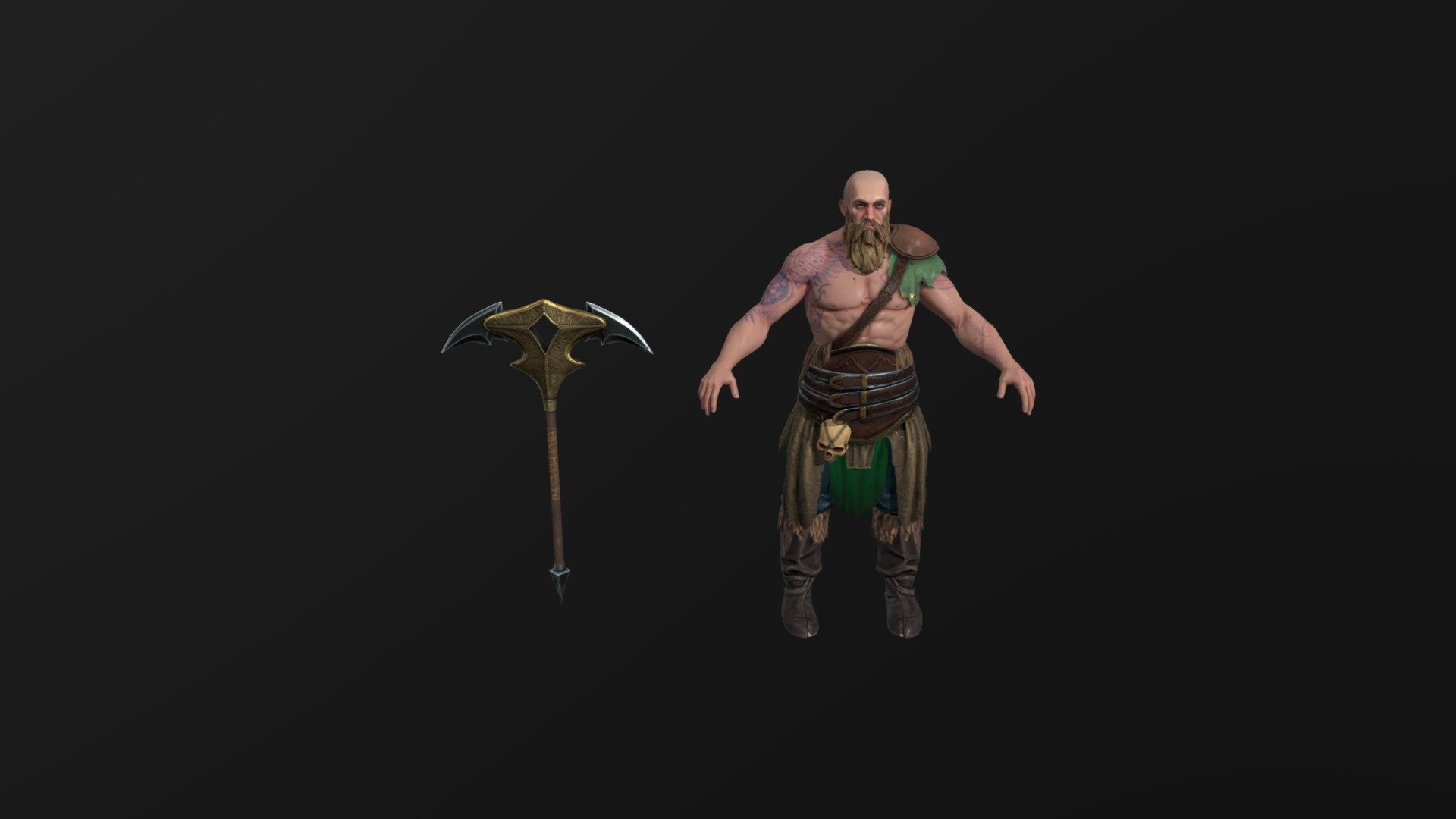 Berserker - 3d Model By Prime Bit Games Sa (@primebit) [81aeb20 