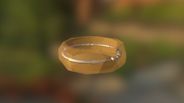 Amber bracelet 3D Model