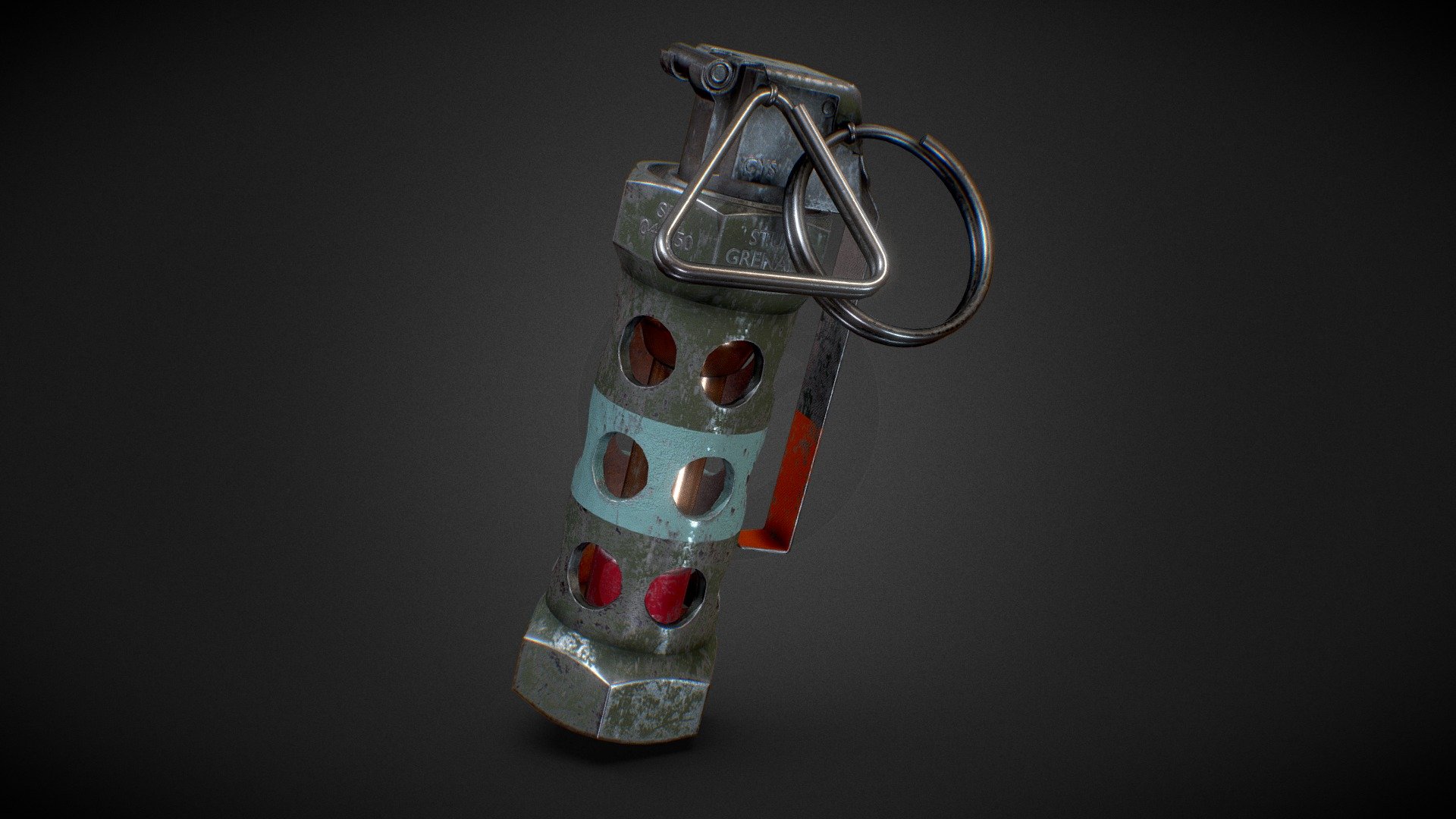 M84 Stun Grenade - Flashbang - Download Free 3D model by GameDev Nick ...