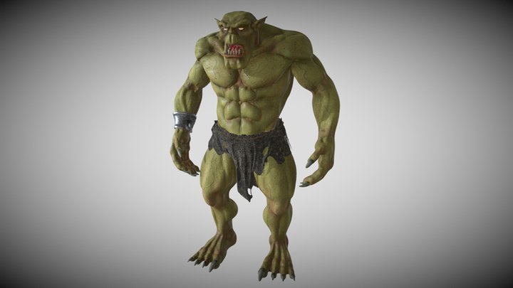 Big Orc 3D Model