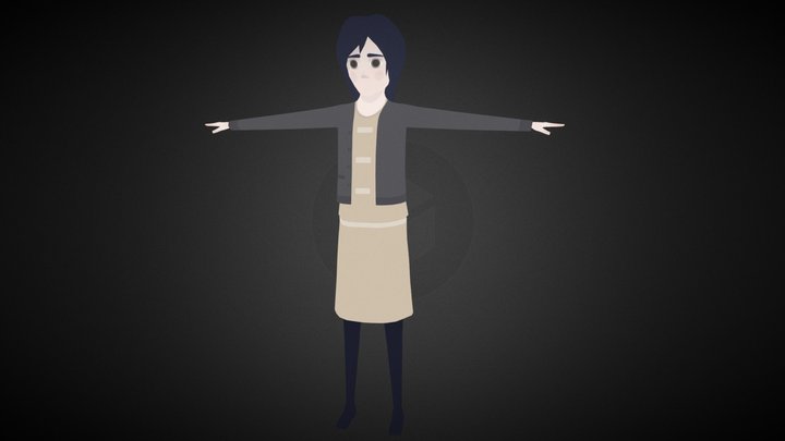Mia - shortfilm character 3D Model