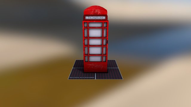 Telephone cell 3D Model