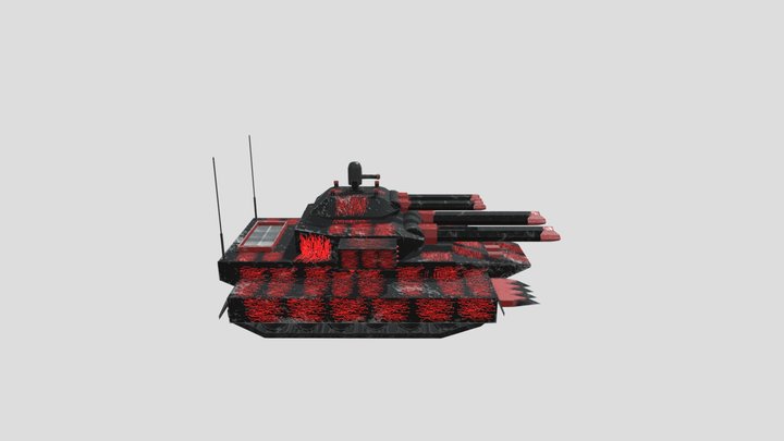 Wolverine main battle tank drone 3D Model