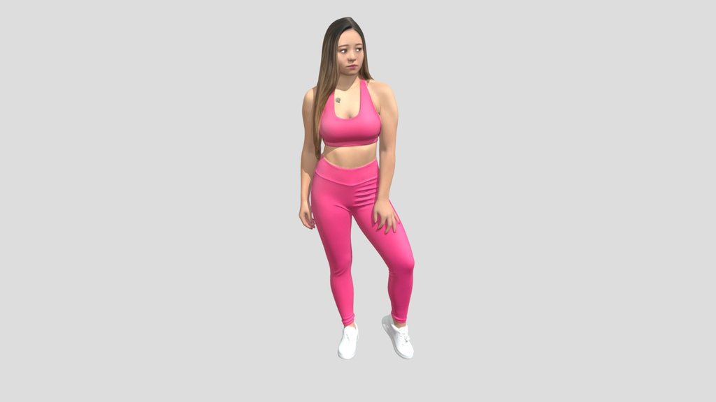 Pink Sportswear Portrait