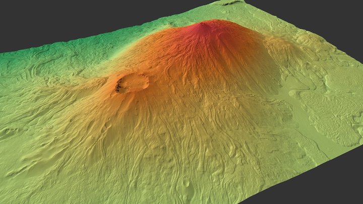 Mount Teide Volcano, Tenerife, Spain – Free 3D Model STL