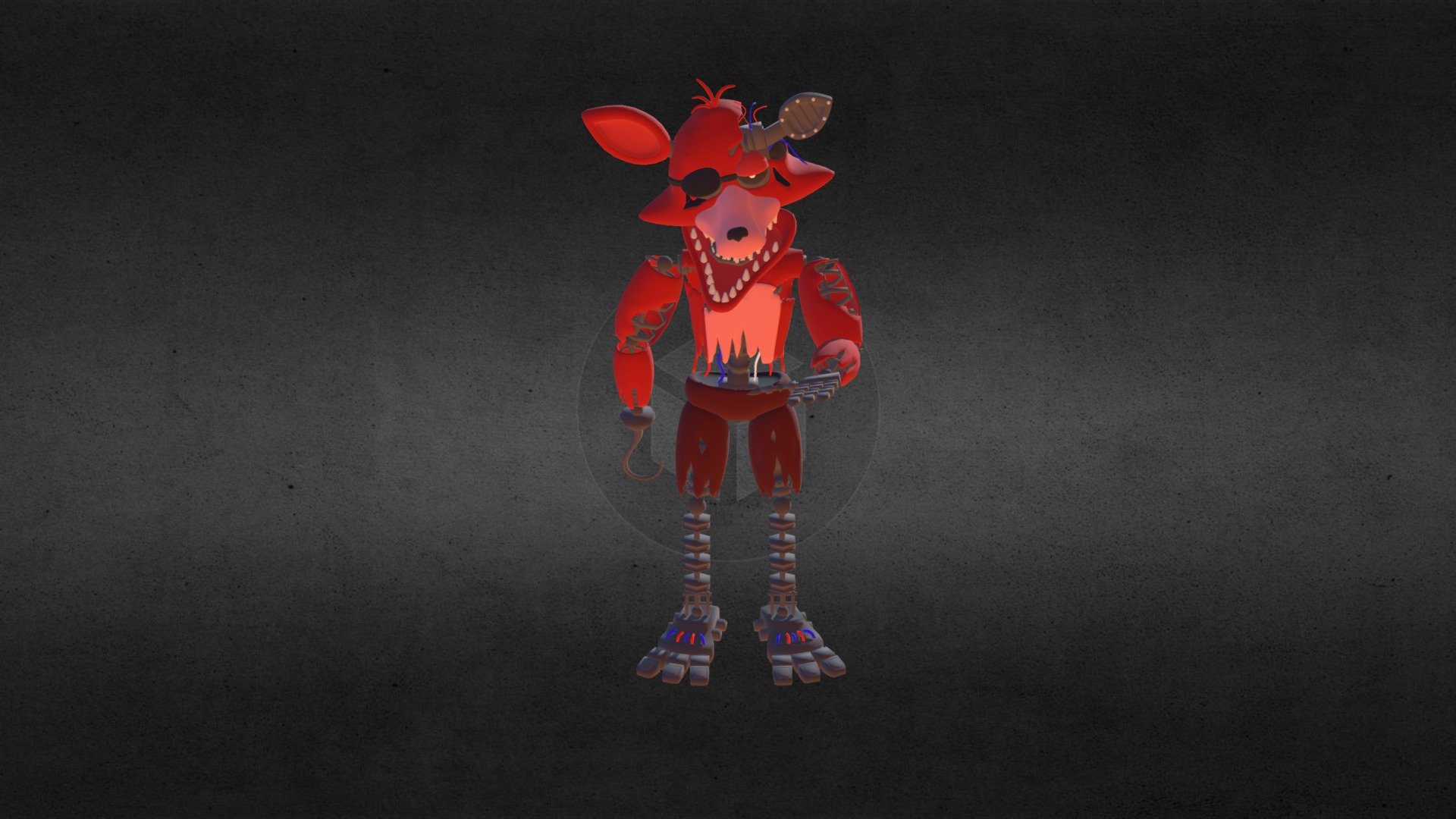 Withered-foxy - 3D model by 21.nicholas.e.hindre (@21.nicholas.e.hindre)  [0924a23]