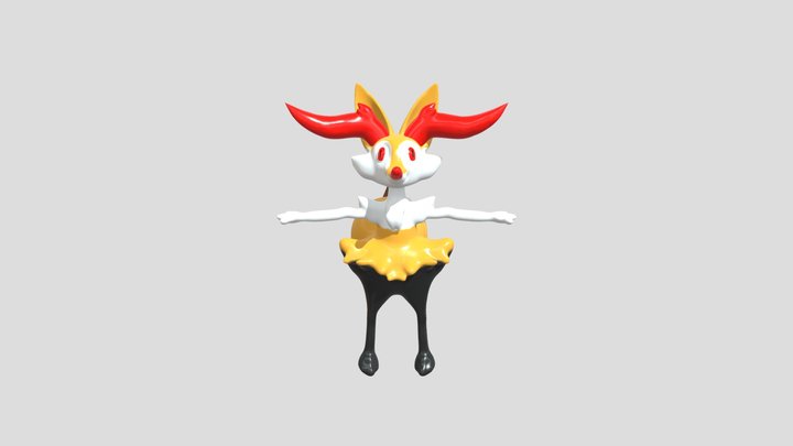 braixen 3D Model