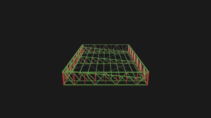 ESTRUTURA METALICA 3D Model