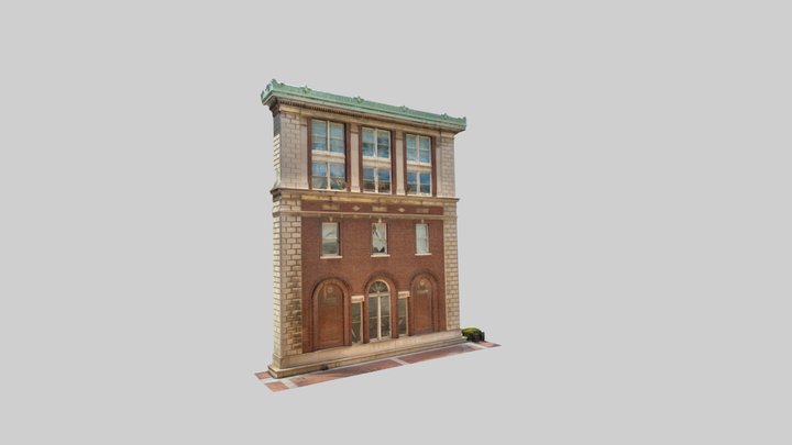 Avery Hall North Facade 3D Model
