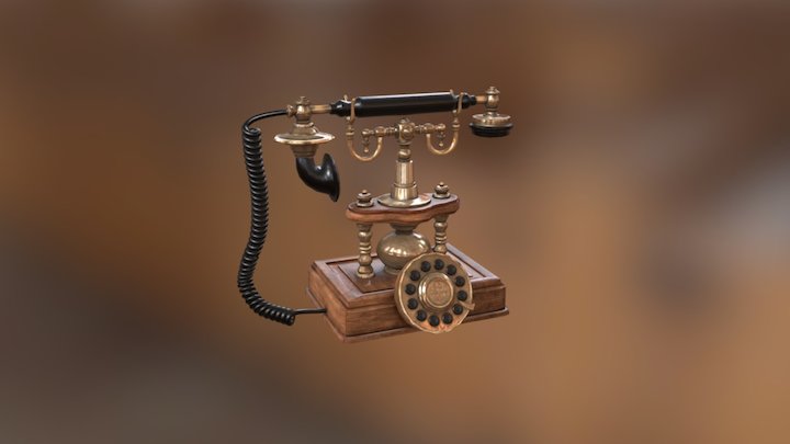 Vintage Phone 3D Model