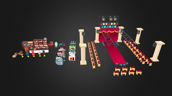 Fashion Pack 3D Model