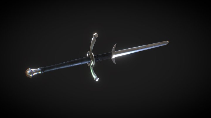 Two Handed Great Sword "The Illuminated" 3D Model