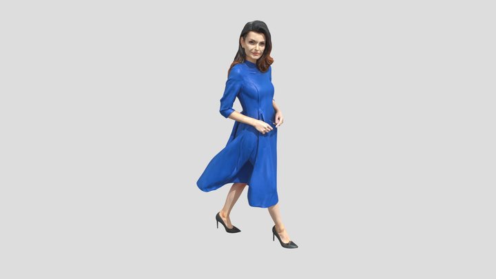 Elegance in Blue – Modello 3D gratuito STL