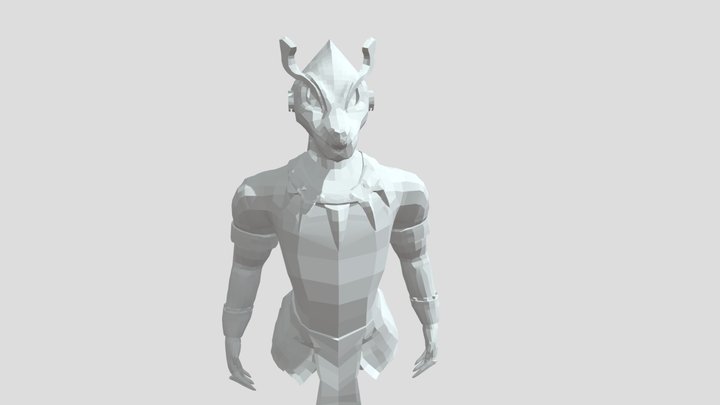 Quetzalcoatl Retopologia Incompleta 3D Model